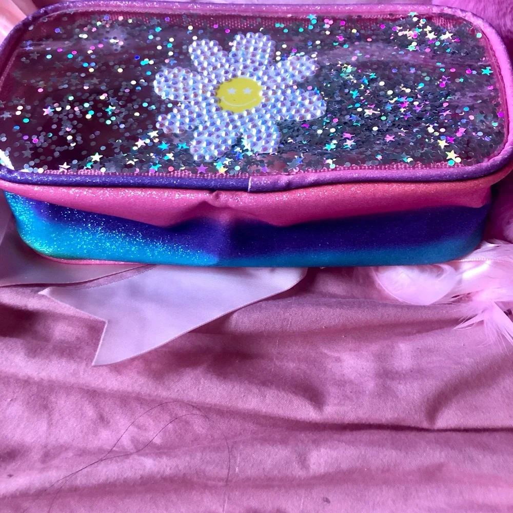 Bedazzled Rainbow 🌈 Sparkly ✨Pencil Case